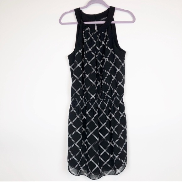 Dresses & Skirts - WHBM Black Geometric Print Dress